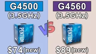 Pentium G4500 vs G4560 | GTX 1050 Ti OC | New Games Benchmarks