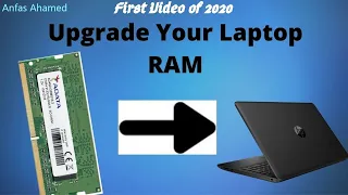 How to Upgrade your Laptop RAM and How to Install Quickly & Easily 2020 (4K) | Anfas Ahamed