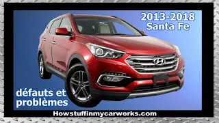 Hyundai Santa Fe 2013 à 2018 problèmes courants, défauts, rappels et plaintes