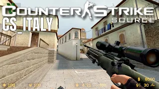 Counter-Strike Source Gameplay 2022 on cs_italy