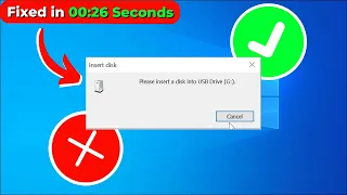 How to fix USB Flash Drive insert disk | 2024