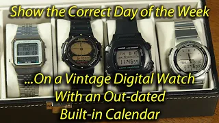 How to Make a Vintage Watch Show the Correct Day of the Week