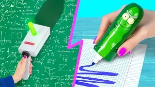10 DIY Rick and Morty Office Supplies!