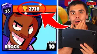 BROCK COM 2718 TROFÉUS... Brawl Stars