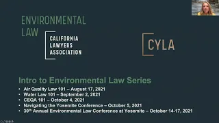 Intro to Environmental Law Series— Navigating the Yosemite Conference