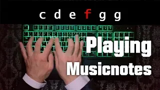 Music on PC-Keyboard (Matrix Piano)