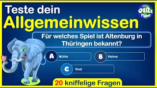 Quiz Allgemeinwissen #25- Lernvideo, das musst du wissen! Quiz deutsch, Rätsel zum Lösen