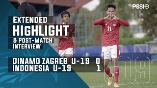 U-19 International Friendly Match : Dinamo Zagreb 0 - 1 Indonesia (with Post-Match Interview)
