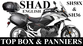(English) SHAD Panniers & Top Box Longterm Review, SH36 & SH58X, Luggage, Cases, Expandable, NC750X