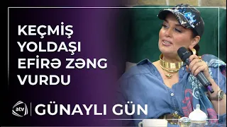 Elza Seyidcahanın illər əvvəl ayrıldığı yoldaşı Elşən bəy, canlı efirə qoşuldu / Günaylı Gün