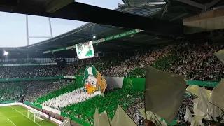 SV Werder Bremen vs FC Bayern München - 24.04.2019 - DFB-Pokal Halbfinale - Ostkurve