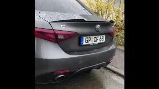 Alfa Romeo Giulia Ragazzon exhaust