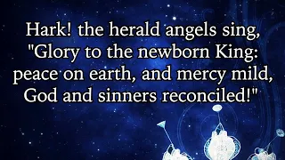 Hark The Herald Angel Sing Traditional Piano with Lyrics