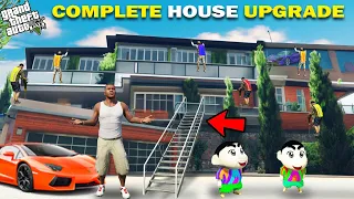 GTA 5 : Franklin Shinchan & Pinchan Full New Ultra Luxury House Upgrade Complete GTA 5 !