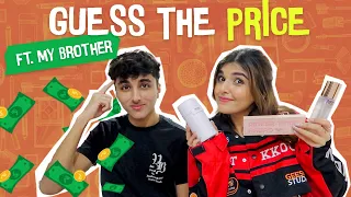 Brother guesses the price of my makeup products! 🤣 | Ashi Khanna