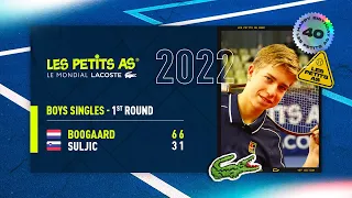 Les Petits As 2022 | Boys 1st Round | Thijs Boogaard vs. Svit Suljic