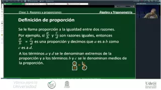 Clase 1 Razones y proporciones Andrés Galvis