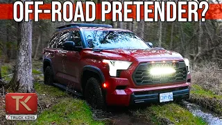 Trail Damage! Toyota Sequoia TRD Pro Takes On Ice, Water & Mud