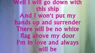 Dido   White Flag with Lyrics   YouTube