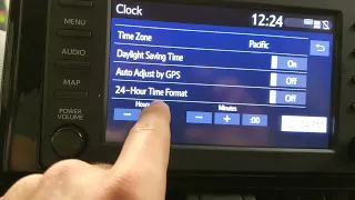 2019 2020 2021 2022 2023 Toyota RAV4 - How To Change Time On The Clock - Adjust Hour Minute & Date