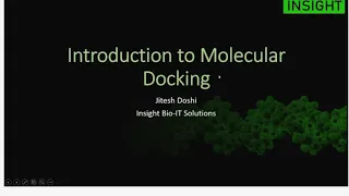 Introduction to Molecular Docking||#Pharmacycourses #onlineclass #onlineclassproviderwebsite