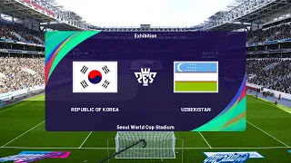 South Korea U17 vs Uzbekistan U17 (29/06/2023) Semi-final U17 AFC Asian Cup PES 2021