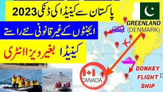 Pakistan to Canada | Canada ki Donkey | Canada Donkey flight | illegal Way Go To Canada 🇵🇰 🇨🇦 .