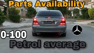 My new Mercedes w211 test drive | 0 to 100 | Mercedes parts & fuel average