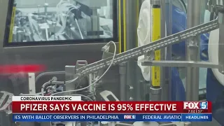 Pfizer Says COVID-19 Vaccine 95% Effective