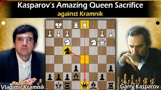 Kasparov's Amazing Queen Sacrifice | Kramnik vs Kasparov 2001