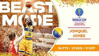 Jonquel Jones was in BEAST MODE vs Japan | #FIBAWWC 2022 Qualifying Tournaments