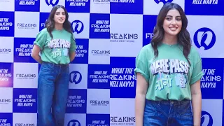 Navya Naveli Nanda Spotted To Launch Her Store With Freakins In Bandra West