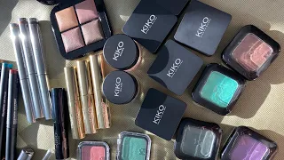 My KIKO MILANO MAKEUP COLLECTION - Water eyeshadows, eye liners, stick eyeshadows | Swatches