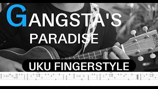 Gangsta's Paradise - Coolio / Stevie Wonder | Ukulele Fingerstyle TAB