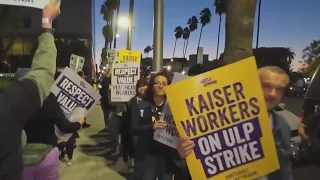 Kaiser strike begins across US