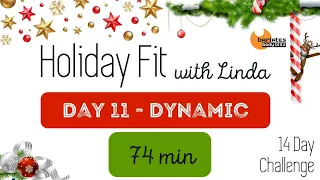 74 Min Total Body Step & Pilates Ball Workout - Barlates HOLIDAY FIT 14 DAY Challenge Day 11 Dynamic