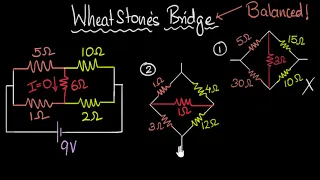 Wheatstone bridge & its logic | Electric current | Physics | Khan Academy