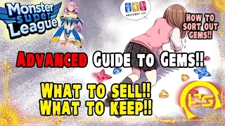 Monster Super League GUIDE!! THE ADVANCED GUIDE ON GEMS!! WHAT TO KEEP & WHAT TO SELL!!