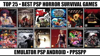 Top 25 Best Horror Games For PSP | Best PSP Games | Emulator PSP Android