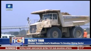 Fayemi Tours Multi-Million Naira Dangote Cement Factory