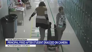 Rutherford County principal fired, caught on camera dragging student