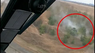 Russian Helicopter Ukraine War Battle Ka-52 Combat Footage Troops Air Strike Airport