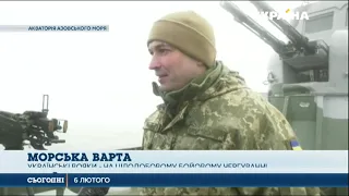 Повна бойова готовність в акваторії Азовського моря: як виглядає узбережжя Приазов'я з вертольота