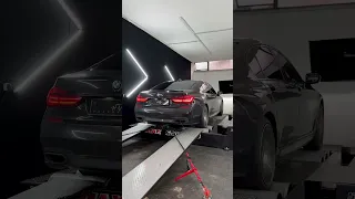 DYNO BMW 750Li Stage 2 | 600Hp 880Nm | Chiptuning | POPS AND BANGS