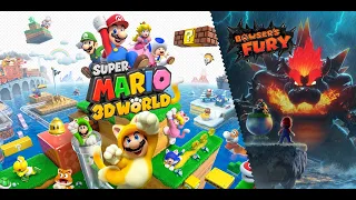 Super Mario 3D World + Bowser's Fury Full Game Walkthrough 100% - No Commentary (Bowser's Fury)