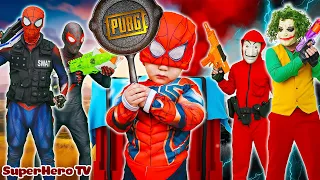 TEAM SPIDER-MAN Bros || Rescue Spider-Man From Crazy MONSTER  in PUBG Real Life ( All Live Acion)