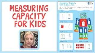Measuring Capacity for Kids | Capacity Lessons - Gallons, Quarts, Pints, and Cups