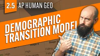 The DEMOGRAPHIC TRANSITION MODEL, Explained [AP Human Geography Review—Unit 2 Topic 5]