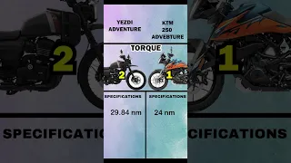Yezdi Adventure VS KTM 250 Adventure | #youtube #youtubeshorts #viral