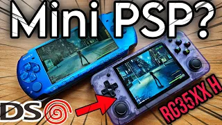 Mini PSP for $70 that plays Dreamcast, DS, N64 ? | Quick Review of Anbernic RG35XX H